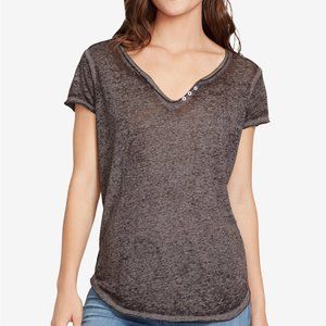 WILLIAM RAST V-Neck Slub Knit Tee
